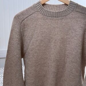 Vintage Prego Sweater Academia Normcore Cozy Wool Crewneck Pullover Knit Size S